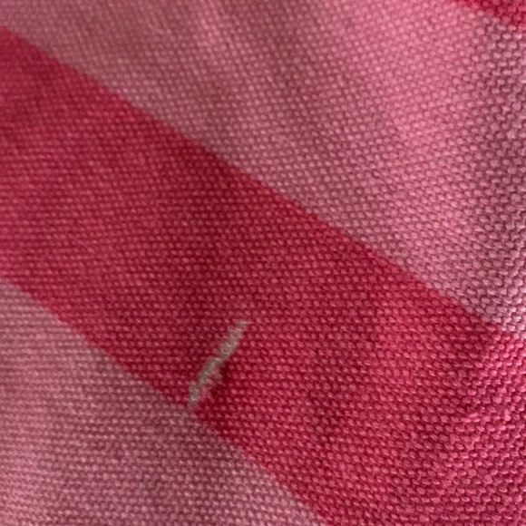 🌸 Vintage Victoria Secret Pink Stripe Canvas Tote 🌸 - Picture 6 of 6